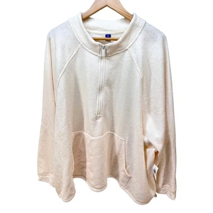 Old Navy Textured 1/2 Zip Womens Fleece Pullover SIze 4X - Picture 1 of 13