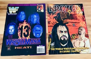 WWF Magazine April 1997 WrestleMania 13 Cover W/ Cards & Rare Comic - Picture 1 of 12