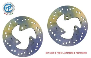 KIT DISCHI FRENO ANTERIORI E POSTERIORI YAMAHA AEROX ROSSI 50 2004 - Foto 1 di 1