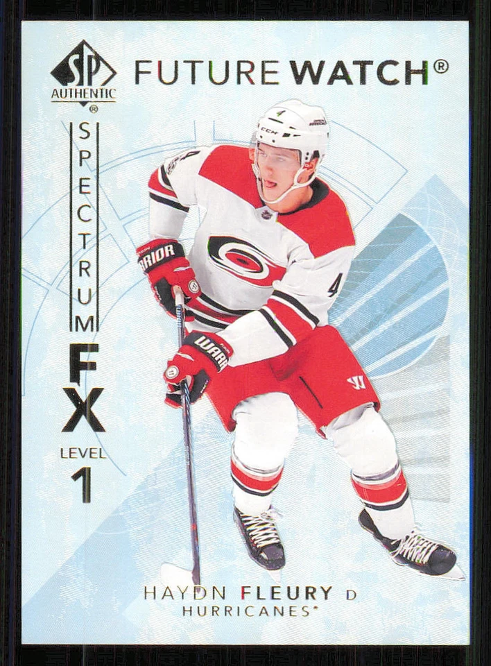 2017-18 SP Authentic Spectrum FX #S53 Haydn Fleury FW - Image 1 of 2