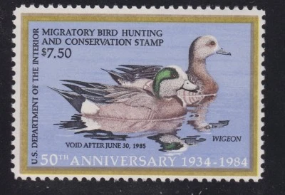 US RW51 $7.50 Duck Hunting Mint VF-XF OG NH SCV $12.50 - Image 1 of 2