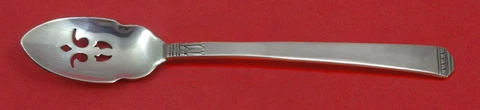 Regency by Lunt Sterling Silver Olive Spoon Pierced 5 3/4" Custom Made Cover