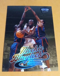 1998-99 Fleer Ultra Gold Medallion Mookie Blaylock NBA Card #10G - Hawks - Picture 1 of 2