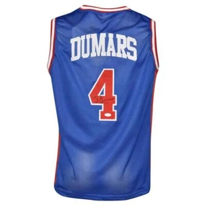 Joe Dumars Signed Detroit Pro Blue Basketball Jersey (JSA) - Picture 1 of 2