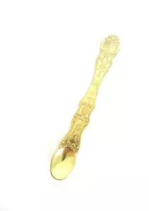 High Polished Brass Incense and Charcoal Holy Communion Spoon 7.87" - Picture 1 of 3