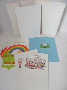 Vintage Current Stationery Select A Card 7 Cards & Envelopes Rainbow - Picture 1 of 4