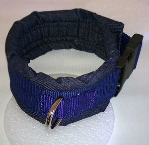SUPER SOFT APPROX 55mm WIDE PADDED DOG COLLAR GREYHOUND LURCHER =o - Picture 1 of 4