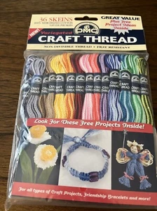 DMC Craft Embroidery Thread  Floss 36 Skeins 100% Cotton Variegated  360 yds - Picture 1 of 2