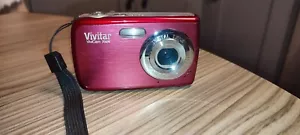 Vivitar Digital Camera Vivicam 7024 7.1MP Red Still Have Original Film On Lcd - Picture 1 of 13