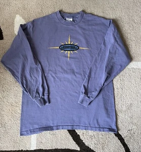 Vintage 1998 STANFORD SIERRA CAMP Blue Long Sleeve Tee XL Single Stitch RARE - Bild 1 von 7