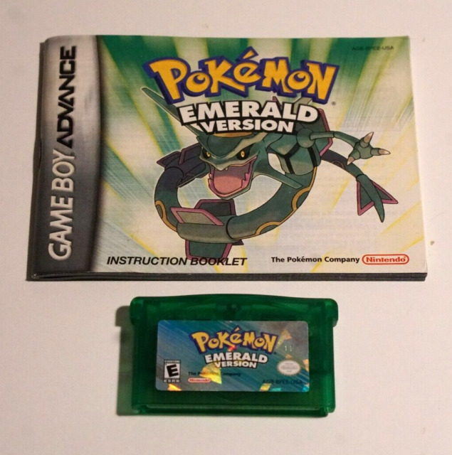 Game Boy Advance Pokemon Emerald GBA Game - RetroGeek Toys