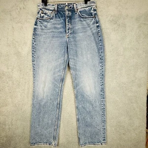 Rag & Bone Alex High Rise Straight Jeans Blue Sz. 31" X 31" Button Fly Women's - Picture 1 of 17