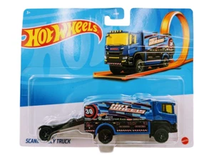 Hot Wheels Track Truck 1/64 Scania Rally Truck Metal Diecast Car Model Toy - Picture 1 of 3