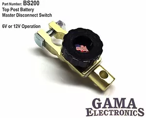 Top Post Battery Master Disconnect Cut Off Switch - Foto 1 di 5