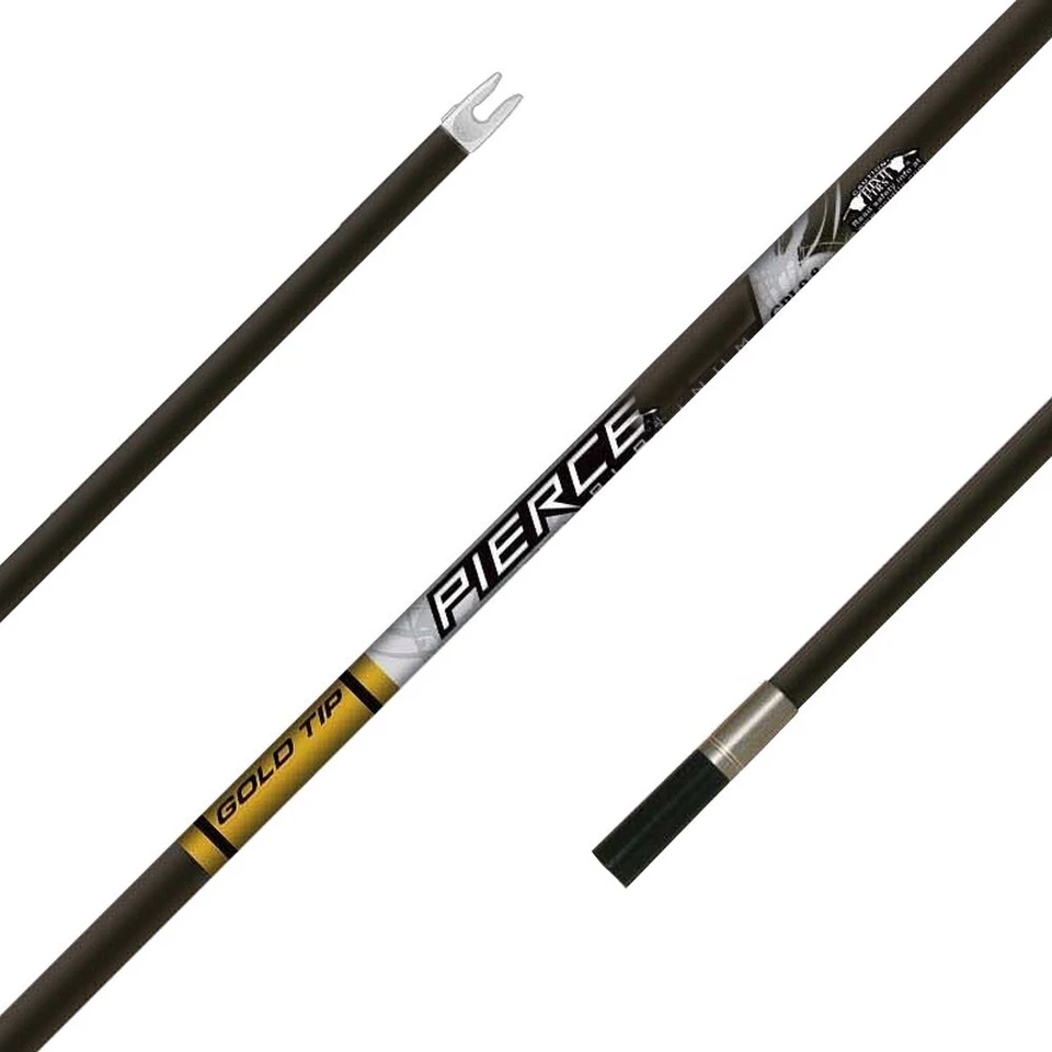 Flechas punta dorada Kinetic Platinum Pierce 400 ejes desnudos 12pk 01612 Foto 1 de 1