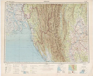 Mapas topográficos militares soviéticos rusos - CHITTAGONG (Bangladesh), edición 1960 - Imagen 1 de 3