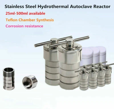 Stainless Steel Hydrothermal Autoclave Reactor Digestion Tank Synthesis Reactor - Image 1 of 4