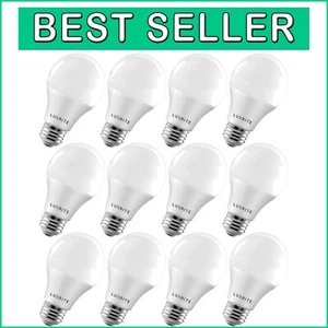 Versatile Indoor/Outdoor Bright White A19 LED Bulb - 9W, 12-Pack Energy Star - Picture 1 of 10