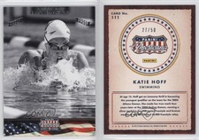 2012 Panini Americana Heroes & Legends Silver Proof /50 Katie Hoff Rookie RC