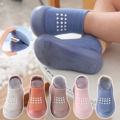 Rubber Sole Baby Shoes Non-slip Toddler Boots Kids Socks Shoes  Boys and Girls - image 1 of 4