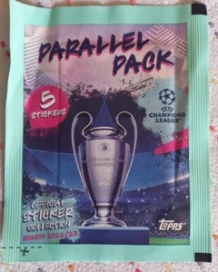 TOPPS UEFA Champions League Season 2022/23: bustina figurine Parallel Pack - Foto 1 di 1