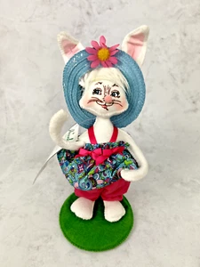 2013 Annalee Doll Easter Bunny 8" EASTER GIRL BUNNY 202313 With TAG - Picture 1 of 15
