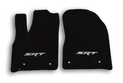 16-19 Jeep Grand Cherokee SRT - черный Velourtex ковер 2шт передние коврики с логотипом - Изображение 1 из 4