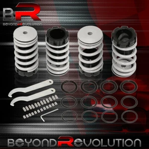 For 1993-1997 Corolla Silver 0-3" Adjustable Lowering Spring Coilover Sleeve Kit - Picture 1 of 4