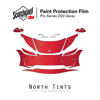Tesla Model 3 Performance 2024-2026 3M PRO Series PreCut Paint Protection PPF - Image 1 of 4