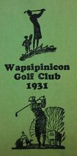 Vintage Independence Iowa Wapsipinicon Golf Country Club History Events 1931