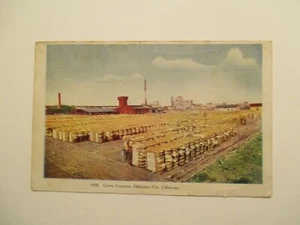 Oklahoma City Oklahoma postal compresa de algodón 1908 OK - Imagen 1 de 2