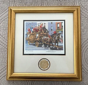 Limited Edition Emmett Kelly Bandwagon SIGNED Leighton Jones Ltd. Print - Picture 1 of 5