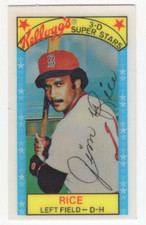 1979 Kellogg's 3-D Super Stars Baseball Card #15 Jim Rice - Boston Red Sox