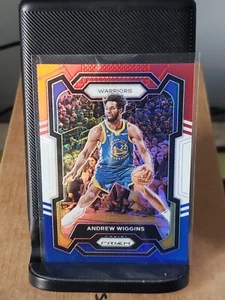 2023-24 Panini Prizm Prizms Red White Blue Andrew Wiggins Golden State Warriors - Foto 1 di 2