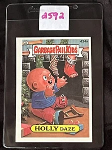 1987 Topps Garbage Pail Kids Card Series 11 OS11 GPK Holly Daze 434a - Foto 1 di 3