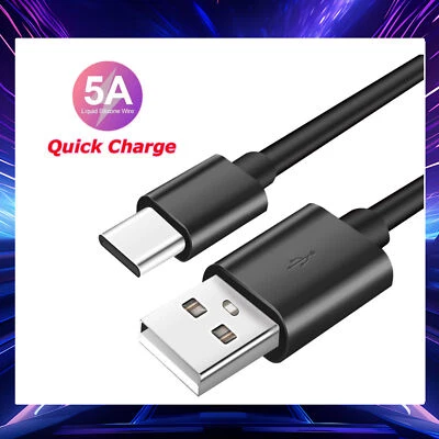 Type C USB-C Data Charging Cable Fast Charger For Samsung Huawei Phone 1M 5A - Image 1 of 4