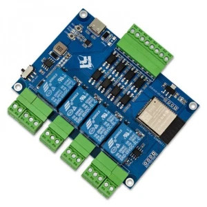 DC7-24V ESP32 Modbus RTU Four Channel Relay Module RS485 Development Board - Picture 1 of 6