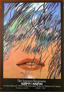 Polish Poster CRIES And WHISPERS Ingmar Bergman SWIERZY 34x48cm - Picture 1 of 1