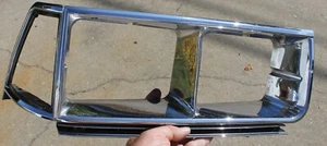 GM 1982 1983 1984 1985 BUICK CENTURY PASSENGER RH HEADLIGHT CHROME BEZEL - Picture 1 of 22