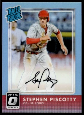 2016 Donruss Optic Rated Rookies AUTO /35 Stephen Piscotty St. Louis Cardinals Foto 1 de 2