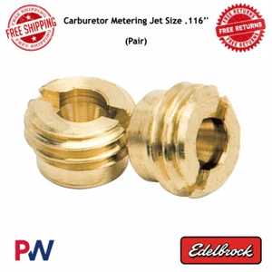 Edelbrock Carburetor Metering Jet Size .116'' (Pair) Universal #1434 - Bild 1 von 2