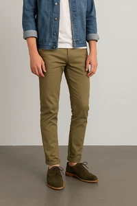 Handmade men Green slip on dress shoes, Round Toe Suede Formal Oxford Laced Shoe - Picture 1 of 6