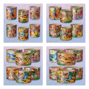 6 Stück Backpapierformen für Ostern Brot Kuchen Panettone Paska - Bild 1 von 5