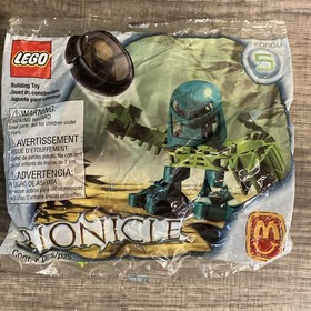 2001 McDonald&rsquo;s LEGO BIONICLE Kongu #5 Sealed Polybag Happy Meal