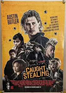 CAUGHT STEALING DS ROLLED ORIGINAL ONE SHEET MOVIE POSTER AUSTIN BUTLER (2025) - Picture 1 of 1