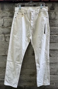 Fear of God Essentials 5 Pocket Jeans White Cloud Men’s Size 32” NWT straight - Picture 1 of 10