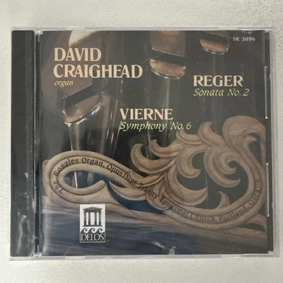 Organ Music of Reger and Vierne CD NEW SEALED Foto 1 de 4