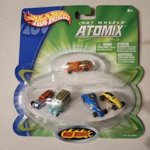 Hot Wheels Atomix Hot Rods Micro Veicoli 2003 Mattel Nuovo Sigillato - Foto 1 di 3