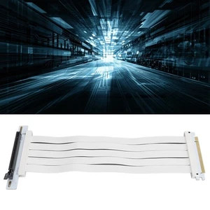 PCIE4.0 X16 Riser Cable 11.8in Length Right Angle High Speed Vertical Mount P FY - Afbeelding 1 van 22