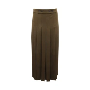 M4043 GONNA DONNA PINKO BOITO WOMAN SKIRT GREEN - Bild 1 von 4